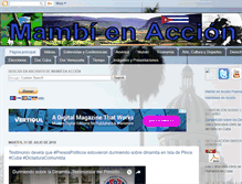 Tablet Screenshot of mambiaccion.com